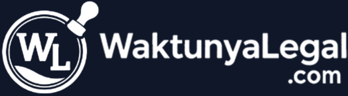 Waktunya Legal Logo Putih
