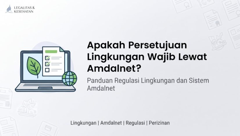 Apakah Persetujuan Lingkungan Wajib Lewat Amdalnet?