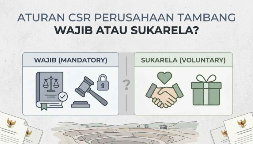aturan csr perusahaan tambang wajib atau sukarela