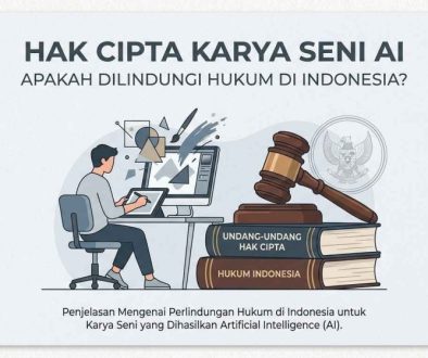 apakah hak cipta karya seni AI dilindungi hukum di indonesia?