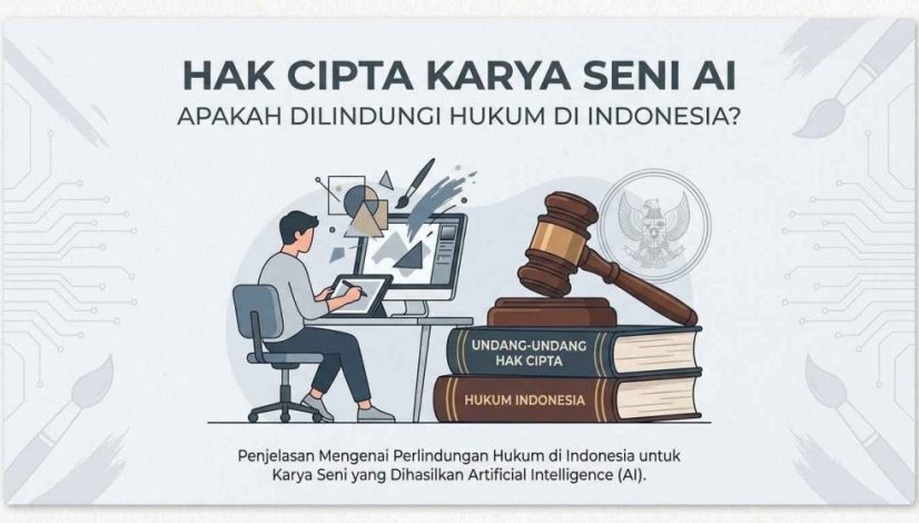 apakah hak cipta karya seni AI dilindungi hukum di indonesia?