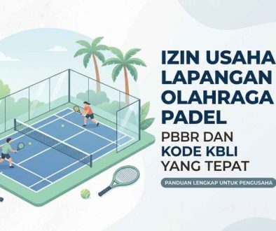 izin usaha lapangan olahraga padel di indonesia