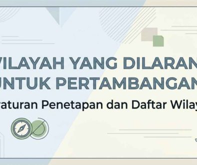 Peraturan Penetapan dan Daftar Wilayah yang Dilarang Untuk Pertambangan