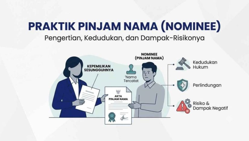apa itu praktik pinjam nama (nominee)?