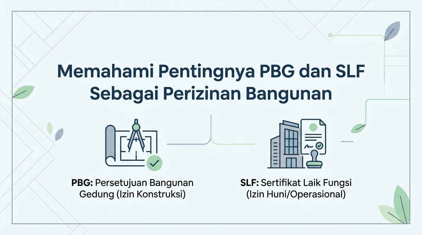 Mengapa penting memiliki PBG dan SLF Sebagai Perizinan Bangunan Gedung?
