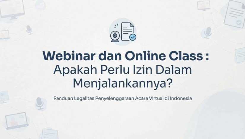 Apakah Webinar dan Online Class Perlu Izin Dalam Menjalankannya?