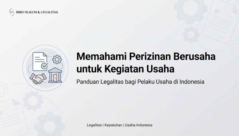 Apa dan Bagaimana Perizinan Berusaha untuk Kegiatan Usaha Itu?