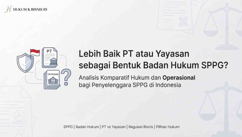 Lebih Baik PT atau Yayasan sebagai Bentuk Badan Hukum SPPG?