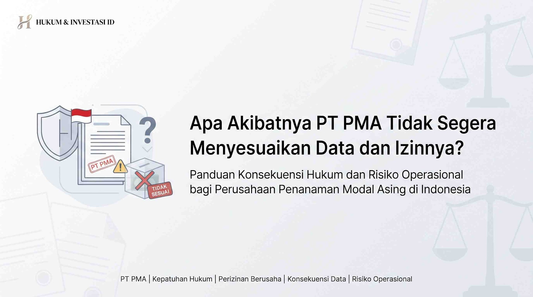 Apa Akibatnya bila PT PMA Tidak Menyesuaikan Data dan Izinnya?