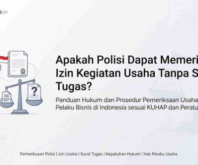 Apakah Polisi Dapat Memeriksa Izin Kegiatan Usaha Tanpa Surat Tugas?