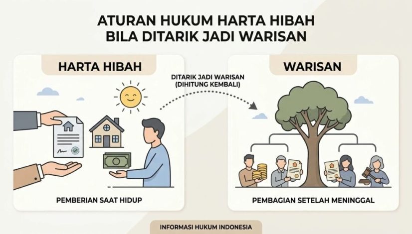 aturan hukum harta hibah bila ditarik jadi warisan