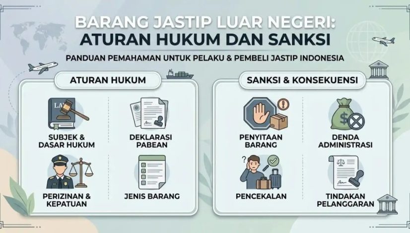 aturan hukum dan sanksi barang jastip luar negeri