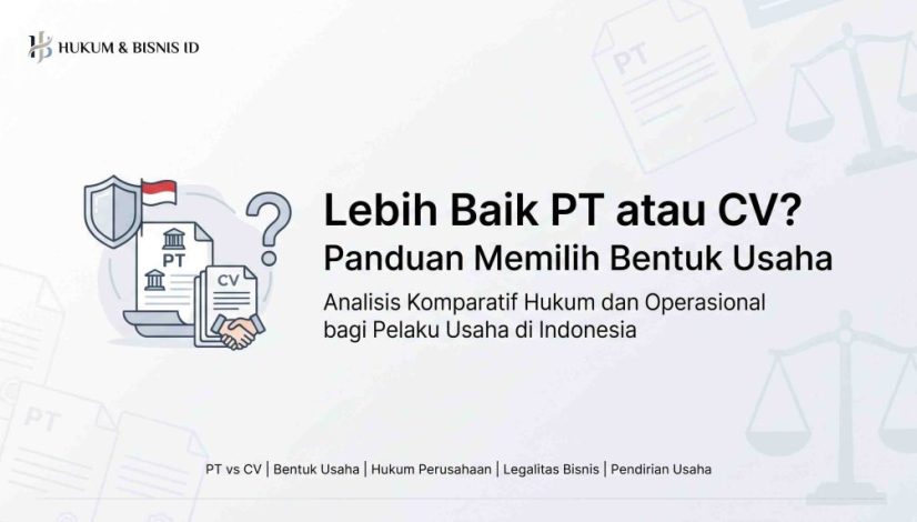 Lebih Baik Memilih PT atau CV?