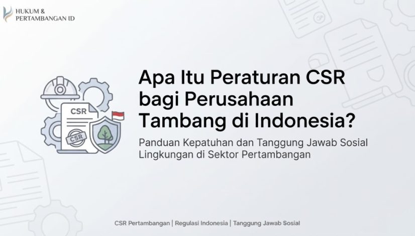 Apa Itu Peraturan CSR bagi Perusahaan Tambang di Indonesia?