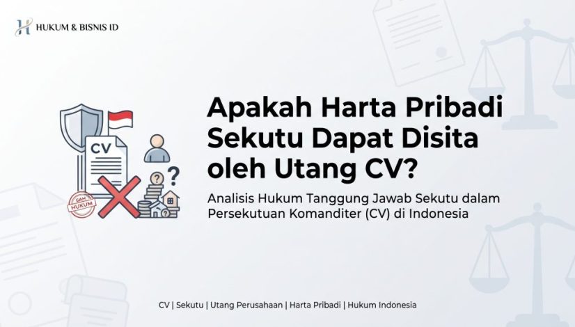 Apakah Harta Pribadi Sekutu dapat Disita oleh Utang CV?