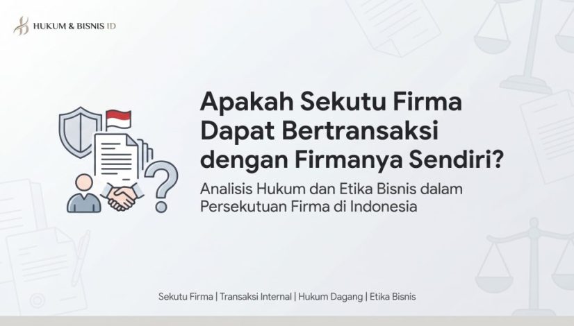 Apakah Sekutu Firma Dapat Bertransaksi dengan Firmanya Sendiri?
