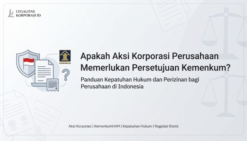 Apakah Aksi Korporasi Perusahaan Memerlukan Persetujuan Kemenkum?