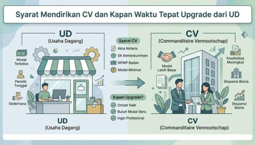 Apa Syarat Mendirikan CV dan Kapan Waktu Yang Tepat Untuk Naik Tingkat dari UD?