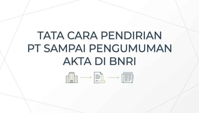 Tata Cara Pendirian PT Hingga Pengumuman Akta di BNRI