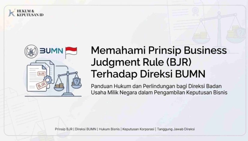 Apa Itu Prinsip Business Judgment Rule (BJR)?
