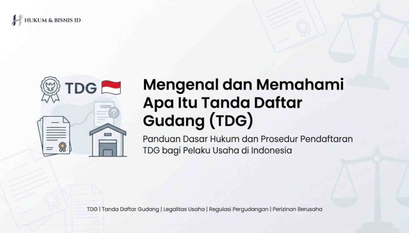 Apa Itu Tanda Daftar Gudang (TDG)?