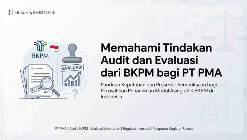 Bagaimana Tindakan Audit dan Evaluasi dari BKPM bagi PT PMA?